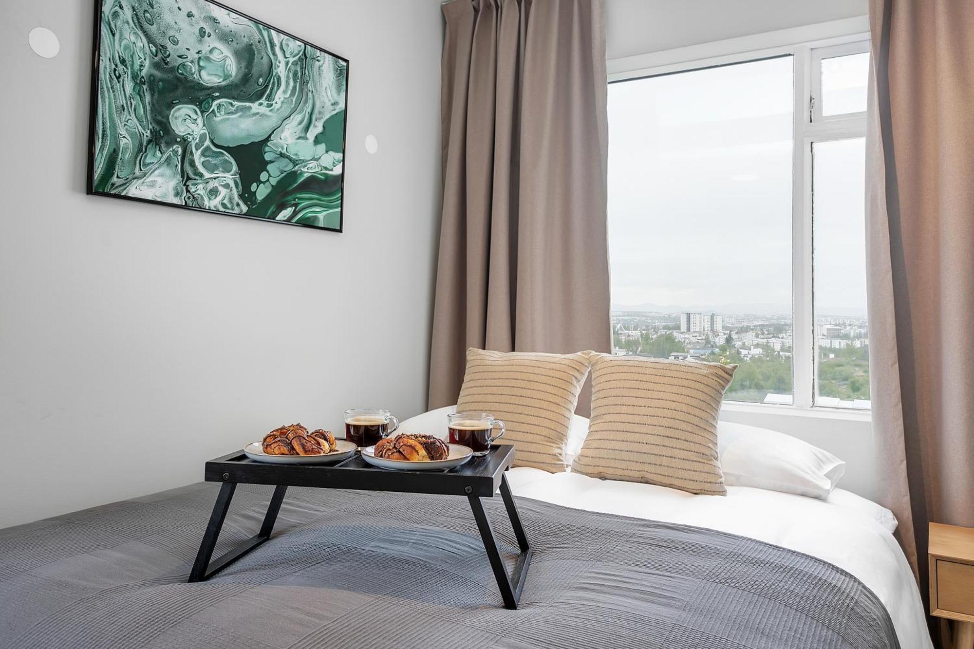 Charming Studio - Stunning Panorama View レイキャヴィーク エクステリア 写真